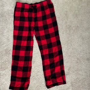 checkered pj pants